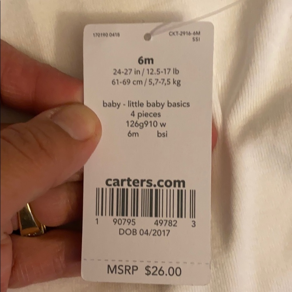 Carter’s Baby undershirts - Picture 3 of 3
